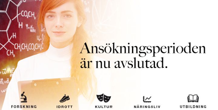 Ansökningsperiod avslutad